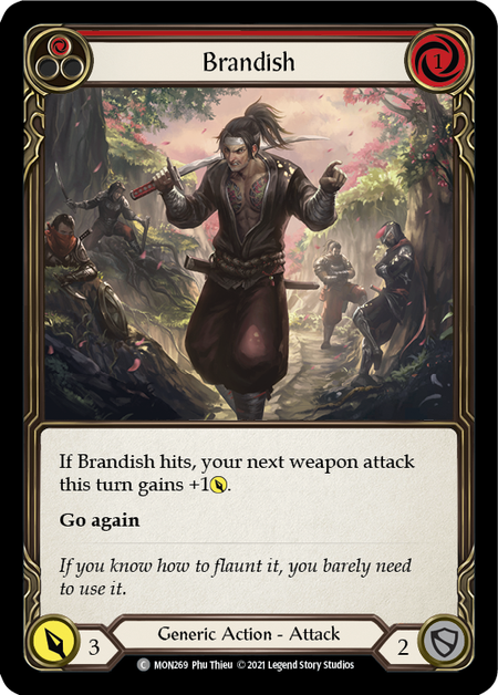 (1st Edition-RF) Brandish (Red) - MON269