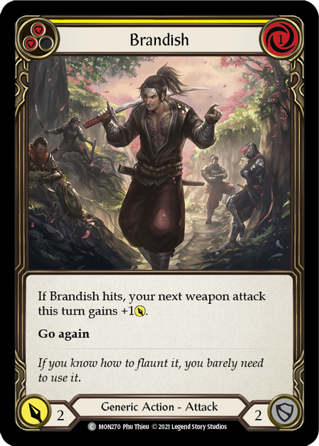 (1st Edition) Brandish (Yellow) - MON270