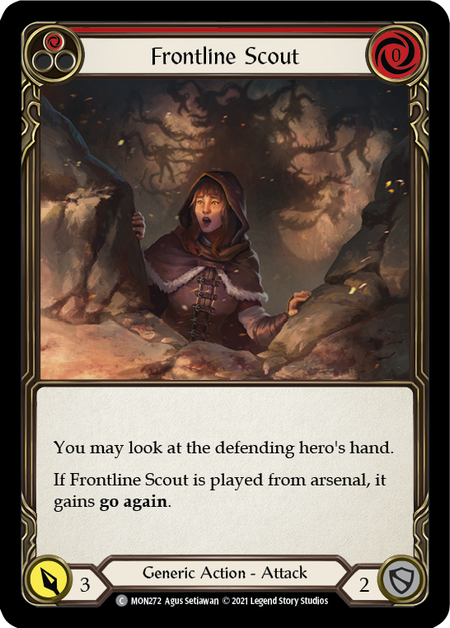 (1st Edition) Frontline Scout (Red) - MON272