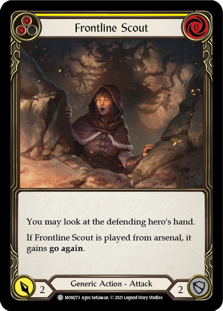 (1st Edition) Frontline Scout (Yellow) - MON273