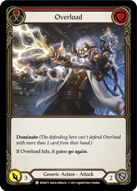 (1st Edition) Overload (Red) - MON275