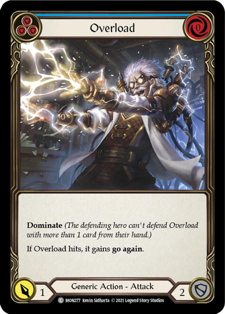 (1st Edition) Overload (Blue) - MON277
