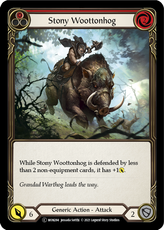 Stony Woottonhog (Red) - UL-MON284