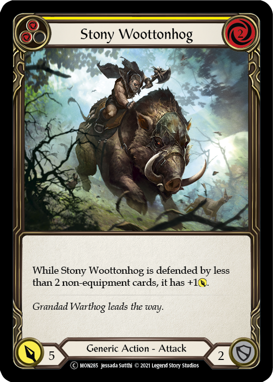 Stony Woottonhog (Yellow) - UL-MON285