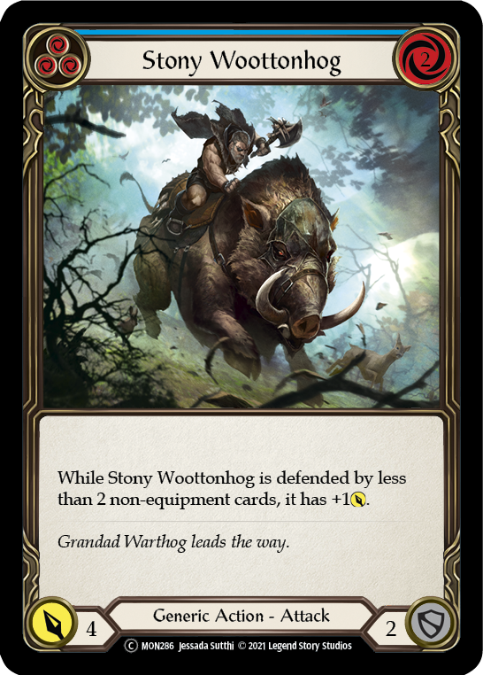 Stony Woottonhog (Blue) - UL-MON286