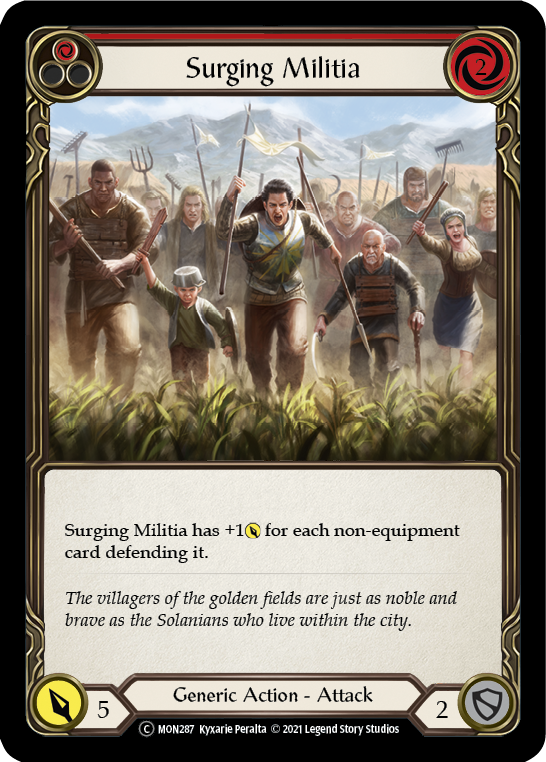 Surging Militia (Red) - UL-MON287