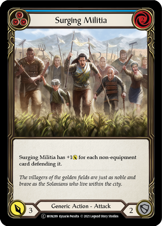 Surging Militia (Blue) - UL-MON289
