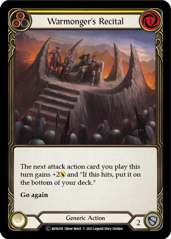 Warmonger's Recital (Yellow) - UL-MON300