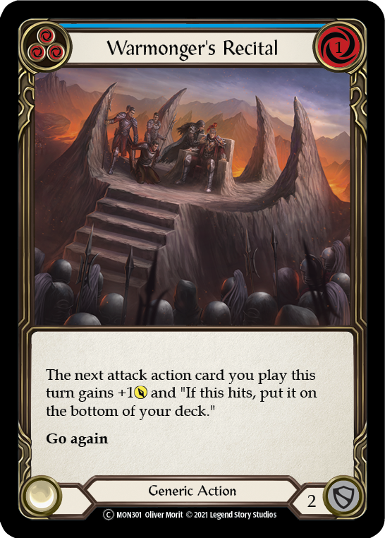 Warmonger's Recital (Blue) - UL-MON301
