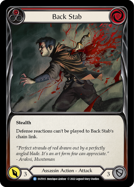 Back Stab (Red) - OUT015