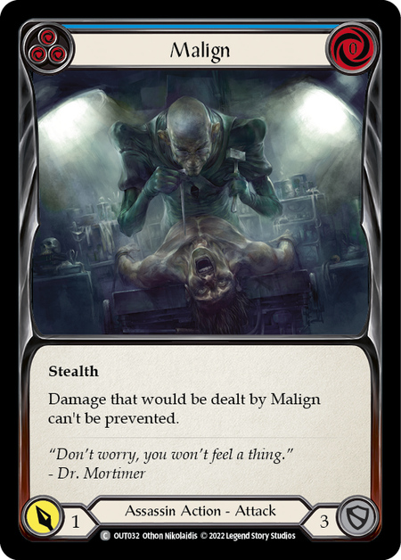 Malign (Blue) - OUT032
