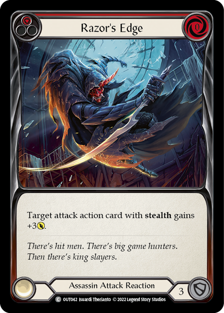 Razor's Edge (Red) - OUT042