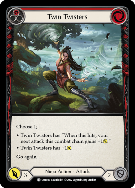 Twin Twisters (Red) - OUT086