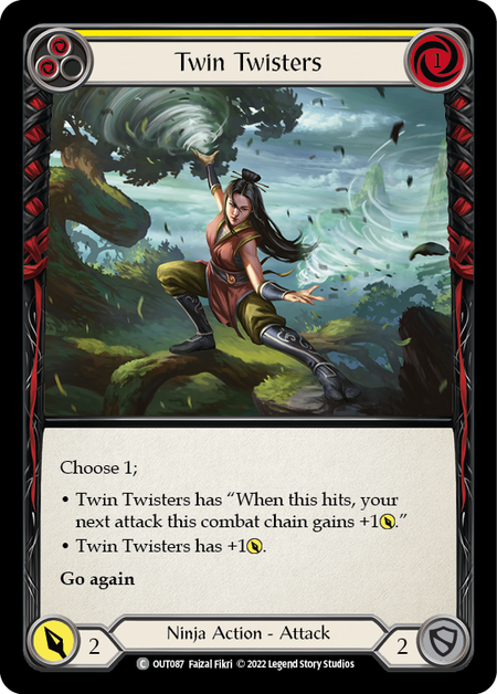 Twin Twisters (Yellow) - OUT087