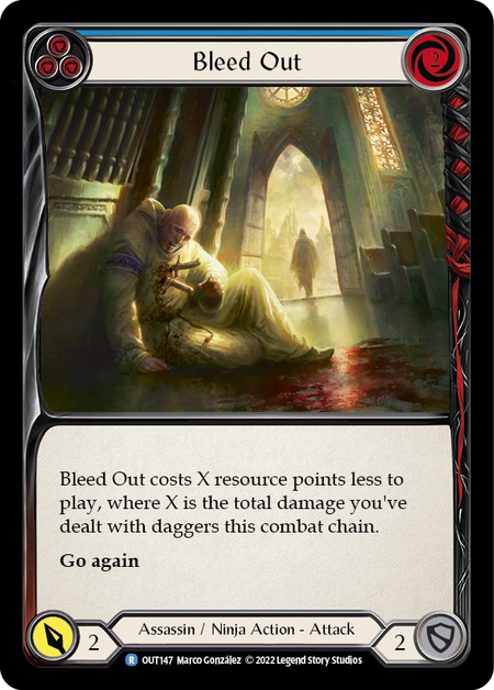 Bleed Out (Blue) - OUT147