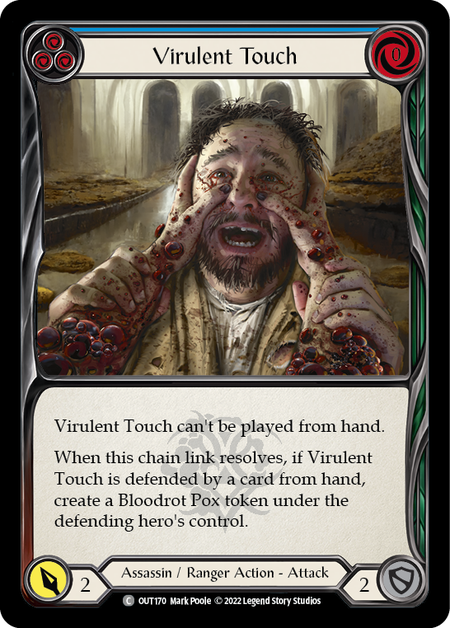 Virulent Touch (Blue) - OUT170