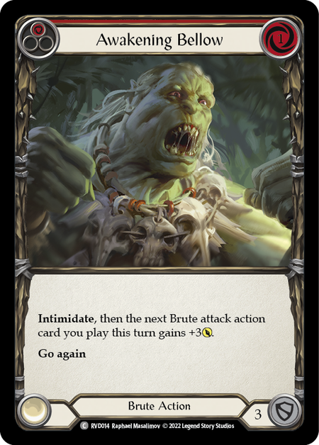 Awakening Bellow (Red) - RVD014