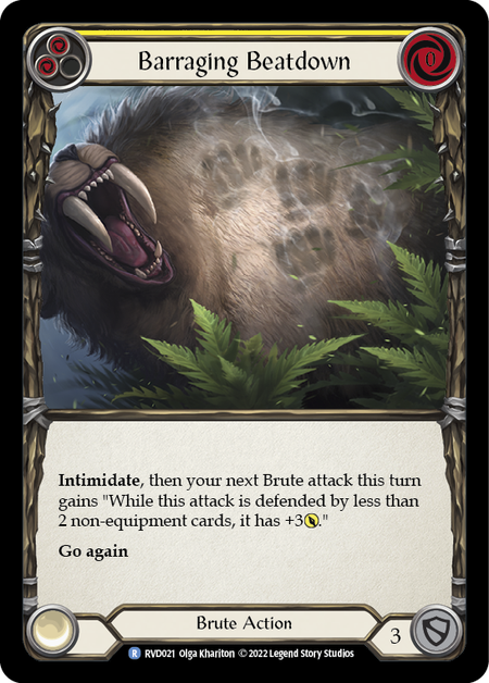 Barraging Beatdown (Yellow) - RVD021