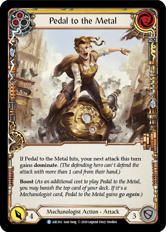 Pedal to the Metal (Yellow) - UL-ARC012