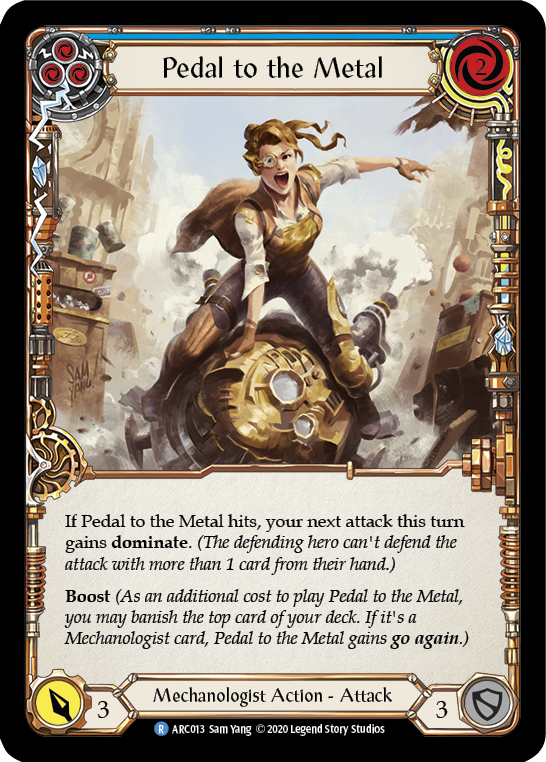 Pedal to the Metal (Blue) - UL-ARC013
