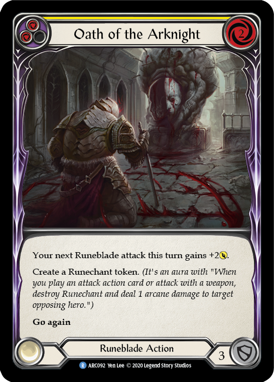 Oath of the Arknight (Yellow) - UL-ARC092