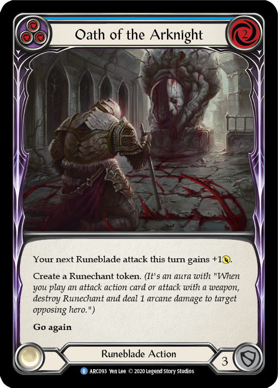 Oath of the Arknight (Blue) - UL-ARC093