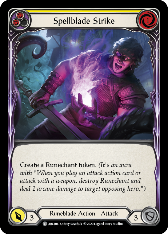 Spellblade Strike (Yellow) - UL-ARC104