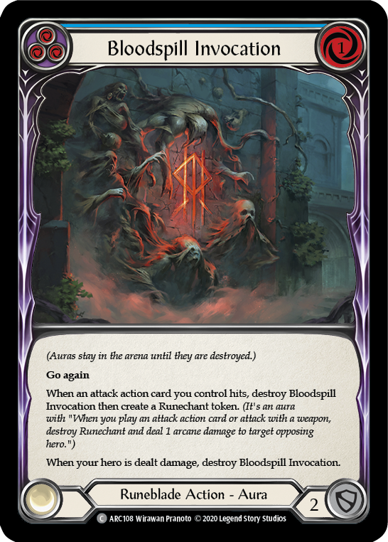Bloodspill Invocation (Blue) - UL-ARC108