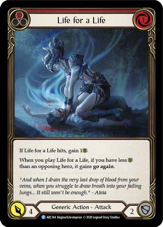 Life for a Life (Red) - UL-ARC164