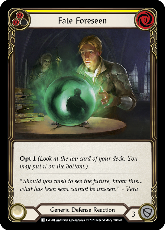 Fate Foreseen (Yellow) - UL-ARC201