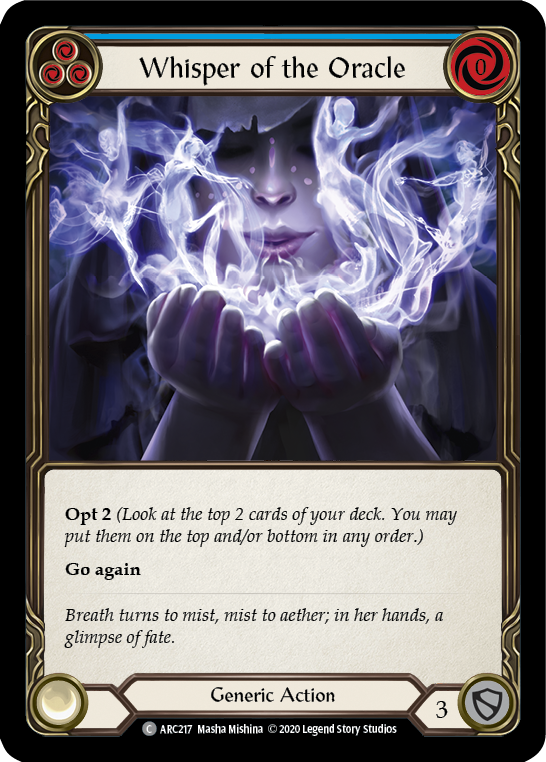 Whisper of the Oracle (Blue) - UL-ARC217