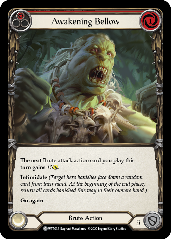 Awakening Bellow (Red) - UL-WTR032