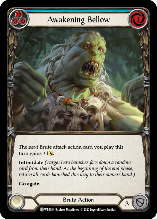 Awakening Bellow (Blue) - UL-WTR034