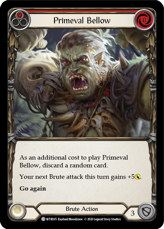 Primeval Bellow (Red) - UL-WTR035