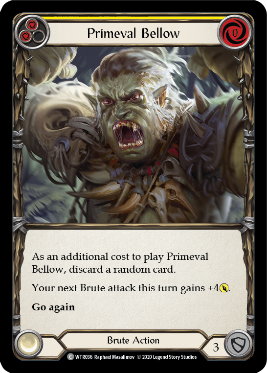 Primeval Bellow (Yellow) - UL-WTR036