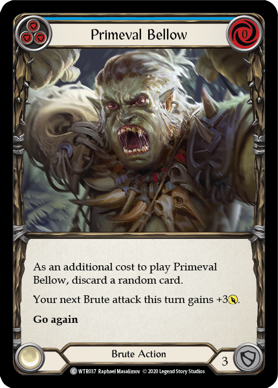 Primeval Bellow (Blue) - UL-WTR037