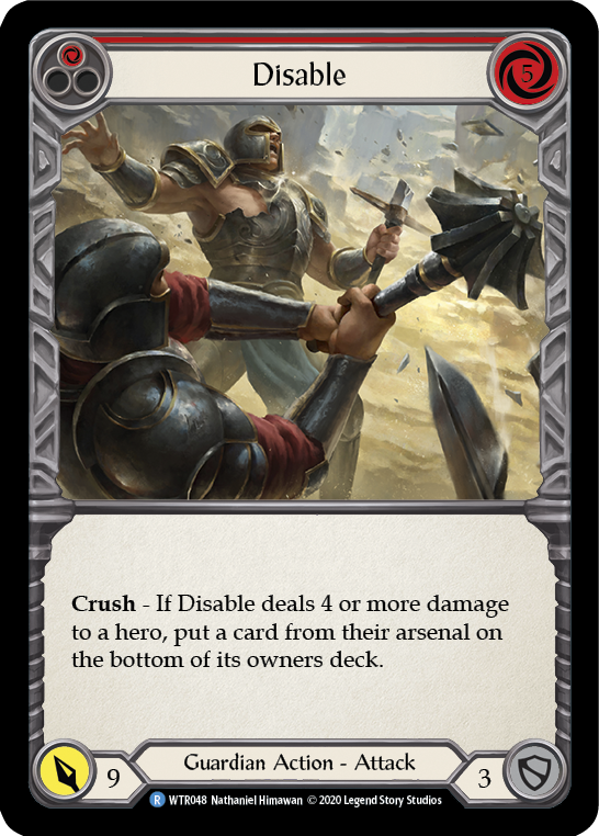 Disable (Red) - UL-WTR048
