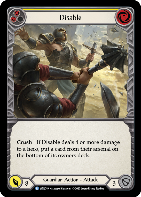 Disable (Yellow) - UL-WTR049