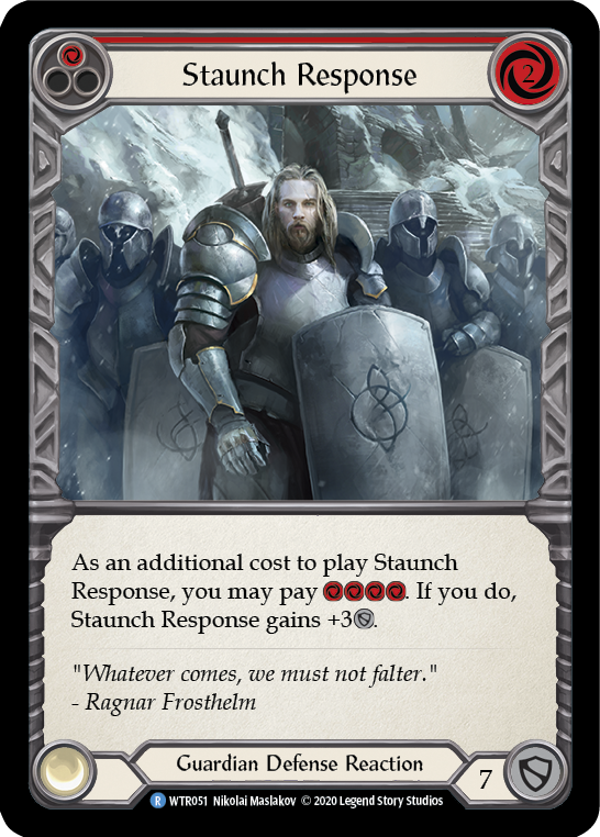 Staunch Response (Red) - UL-WTR051