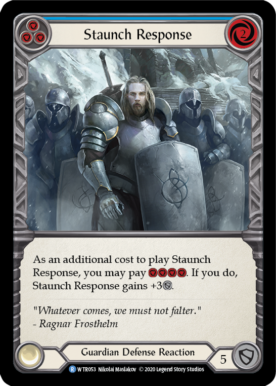 Staunch Response (Blue) - UL-WTR053