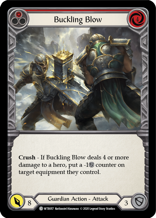 Buckling Blow (Red) - UL-WTR057
