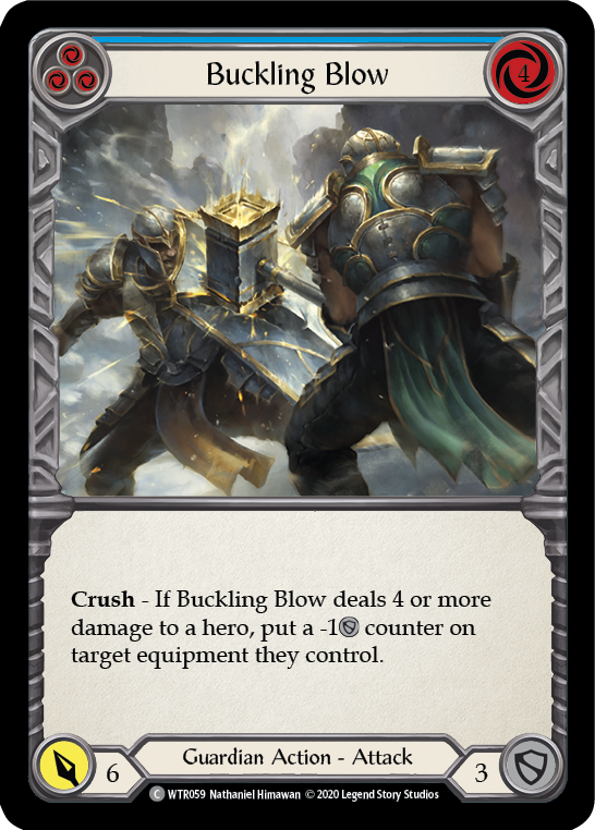 Buckling Blow (Blue) - UL-WTR059