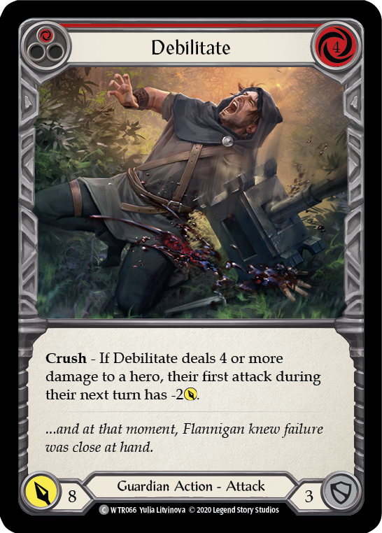 Debilitate (Red) - UL-WTR066