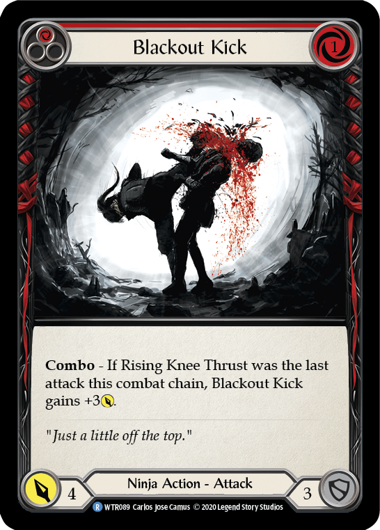 Blackout Kick (Red) - UL-WTR089