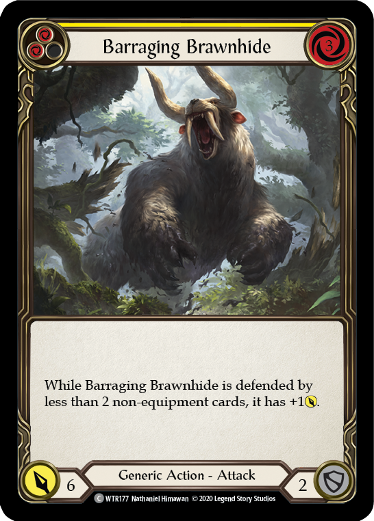 Barraging Brawnhide (Yellow) - UL-WTR177