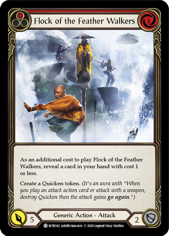 Flock of the Feather Walkers (Red) - UL-WTR182