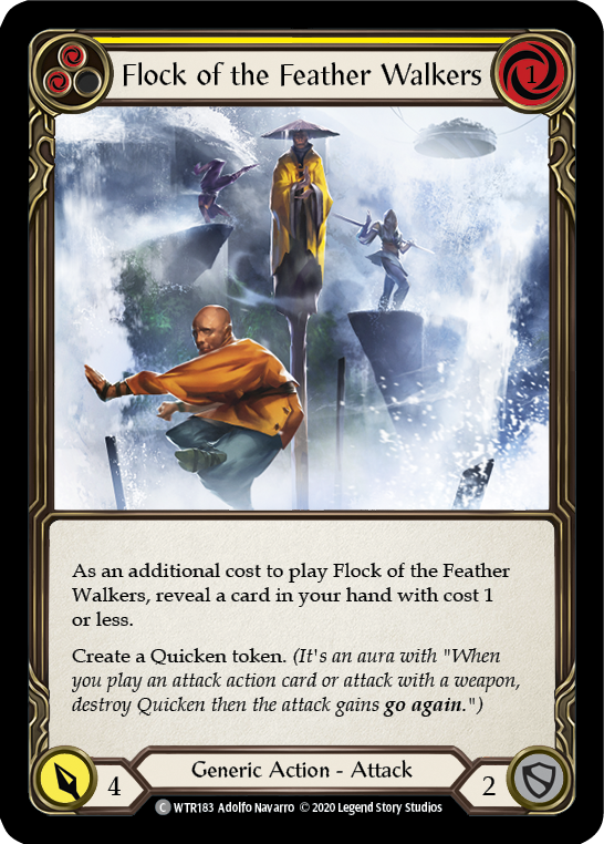 Flock of the Feather Walkers (Yellow) - UL-WTR183