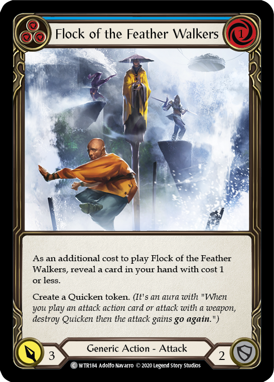 Flock of the Feather Walkers (Blue) - UL-WTR184