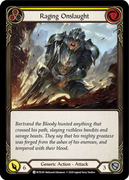 Raging Onslaught (Yellow) - UL-WTR189