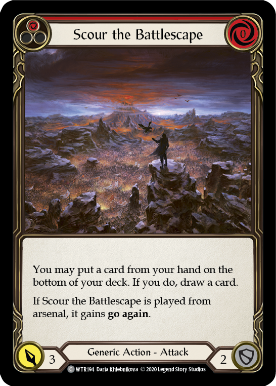 Scour the Battlescape (Red) - UL-WTR194